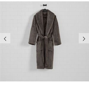 BRAND NEW POTTERY BARN CLOUD NINE BATHROBE SIZE XL CHARCOAL